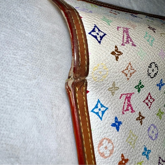 Louis Vuitton Takaski Murakami White and Multicolor Porte Tresor Monogra… - Picture 15 of 15